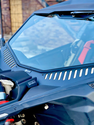 Can-Am X3 2.0 Vented Glass Windshield (Collective) - Dunes 2 Dezert SXS