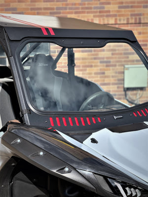 Kawasaki KRX Vented Glass Windshield - Dunes 2 Dezert SXS