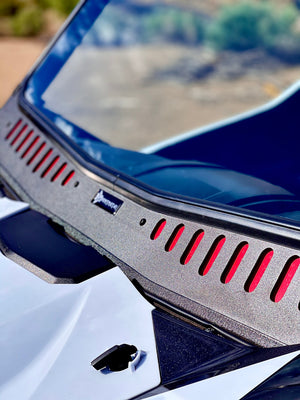 Kawasaki KRX Vented Glass Windshield - Dunes 2 Dezert SXS