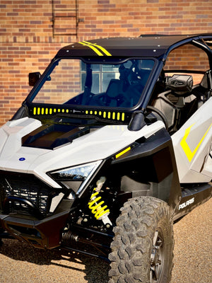 Polaris RZR Pro XP/Turbo R (2020-2024) Vented Glass Windshield - Dunes 2 Dezert SXS