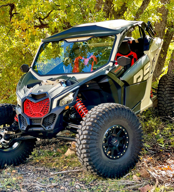 Can-Am X3 2.0 Non-Vented Glass Windshield - Dunes 2 Dezert SXS