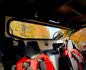 Can-Am X3 Rear Glass Windshield - Dunes 2 Dezert SXS