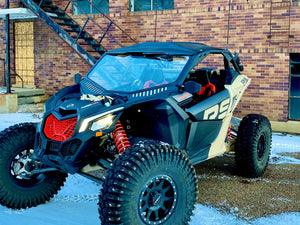 Can-Am X3 2.0 Vented Glass Windshield (Collective) - Dunes 2 Dezert SXS