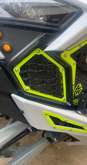 Polaris Pro R / Turbo R Side Vent Grills - Dunes 2 Dezert SXS