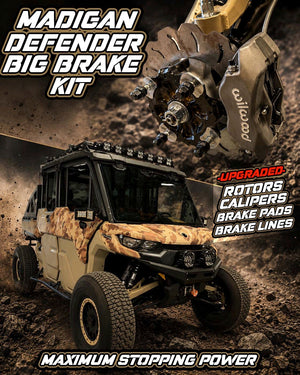 Madigan Motorsports Defender Big Brake Kit on a Can-Am Defender