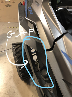 Trail Armor Polaris RZR Pro XP Inner Fender Liners - Dunes 2 Dezert SXS
