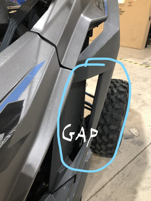 Trail Armor Polaris RZR Pro XP Inner Fender Liners - Dunes 2 Dezert SXS