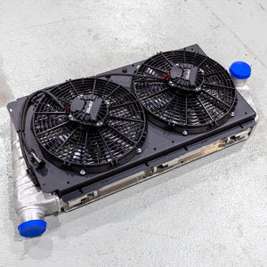 RPM Maverick R intercooler fan kit off the machine