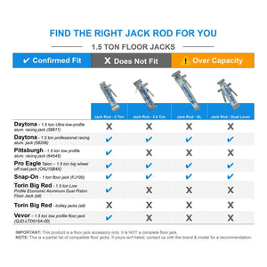 Jack Rod Floor Jack Safety Tool Locking Support - Dunes 2 Dezert SXS