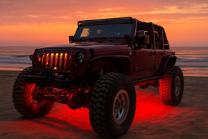 Rosewell X-2 Billet Rock Lights – 8-Pack Kit | Marshin Whips - Dunes 2 Dezert SXS
