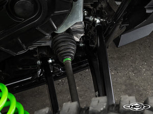 HCR Kawasaki Teryx H2 billet radius rod close-up