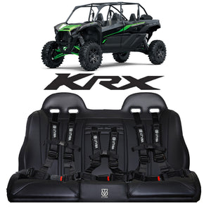 KRX 4 Rear Bench Seat w/ Harnesses (2023–2025) - Dunes 2 Dezert SXS
