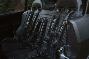 KRX 4 Rear Bench Seat w/ Harnesses (2023–2025) - Dunes 2 Dezert SXS