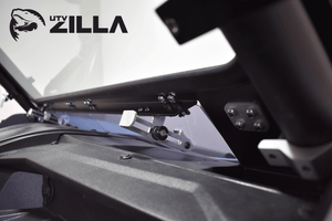 Full glass windshield with vent and wiper for Kawasaki KRX 1000, 2020–2025, by UTVZILLA – for stock cage fitment only
