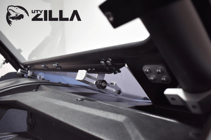 Full glass windshield with vent and wiper for Kawasaki KRX 1000, 2020–2025, by UTVZILLA – for stock cage fitment only