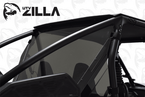Tinted rear polycarbonate window for 2020–2024 Kawasaki KRX 1000 with CNC precision fit