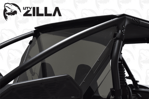 Tinted rear polycarbonate window for 2020–2024 Kawasaki KRX 1000 with CNC precision fit