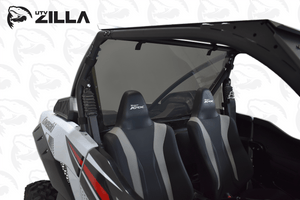 Tinted rear polycarbonate window for 2020–2024 Kawasaki KRX 1000 with CNC precision fit