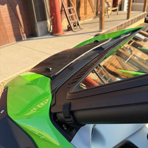 Kawasaki Teryx H2 Vented Glass Windshield - Dunes 2 Dezert SXS