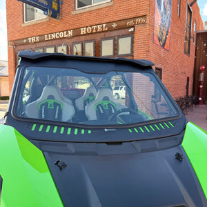 Kawasaki Teryx H2 Vented Glass Windshield - Dunes 2 Dezert SXS