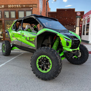 Kawasaki Teryx H2 Vented Glass Windshield - Dunes 2 Dezert SXS