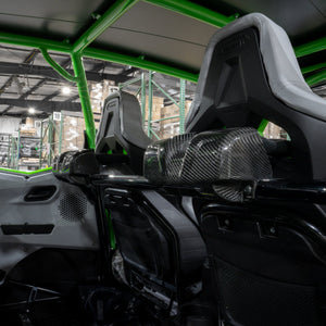 Kawasaki H2 Carbon Fiber Seat Belt Covers | RPM - Dunes 2 Dezert SXS