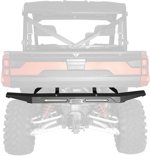 Rear Bumper with Light For 2018-2022 Polaris Ranger XP 1000/ Crew XP 1000 (#OE: 2882529) - Kemimoto
