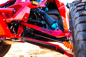 HCR Racing Dual Sport 72-inch suspension kit for Can-Am Maverick X3 with high-clearance arms and elite alloy construction