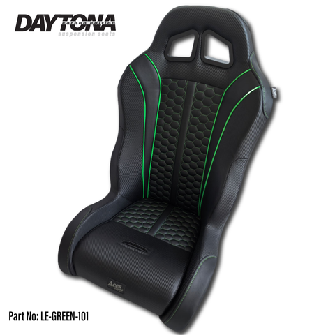 Limited Edition Black Daytona 101 Suspension Seats | UTV - Dunes 2 Dezert SXS