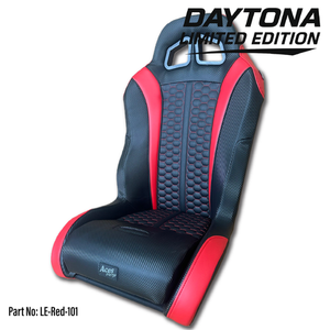 Limited Edition Daytona 101 red suspension seat detail