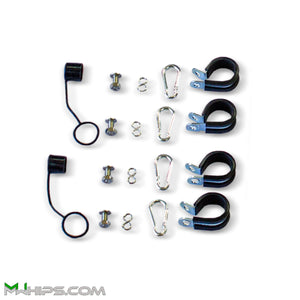 LED WHIP FLAG MOUNTS - TWO PAIRS - Dunes 2 Dezert SXS