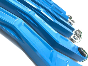 LM UTV Can-Am Maverick X3 high clearance radius rods in Octane Blue powder coat