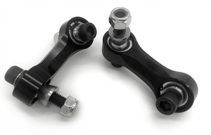 LM UTV Can-Am Maverick X3 Sway Bar Links, pair shown in machine finish