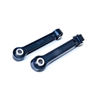 LM UTV Polaris RZR Front Sway Bar Links shown in a powder coat colour option