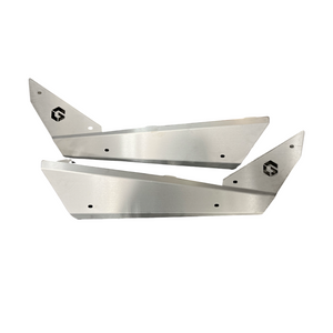 Geiser Performance Polaris RZR 200 kick plates in 5052 aluminum