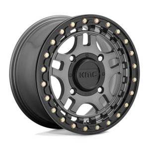 KS240 BL 15X7 4X137 G-MTL BLK-RING 38MM