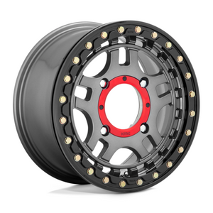 KS240 BL 15X7 4X137 G-MTL BLK-RING 38MM