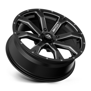 BOUNTY UTV 18X7 4X137 S-BLK MILL 10MM