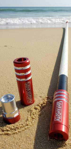 Game Changer LED Whip - Lollypop Red Single - Dunes 2 Dezert SXS