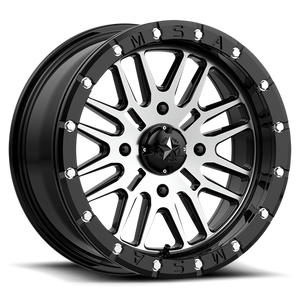 BRUTE UTV BL 18X7 4X156 G-BLK MACH 10MM