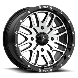 BRUTE UTV 14X7 4X156 G-BLK MACH 10MM