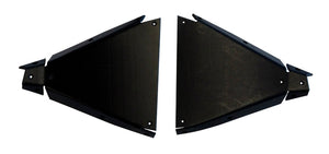 HCR X3 72" front A-arm UHMW skid plates offer superior impact protection for Can-Am suspension with a seamless custom fit and durability