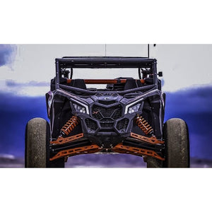 Side view of HCR Maverick X3 Duner high-clearance front A-arm