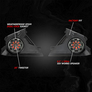 Can-Am Maverick R Phase-6 K-Spec 1400W 6-Speaker System | SSV Works