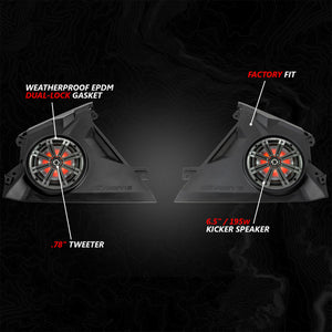 Can-Am Maverick R Front Dash 6.5" Speaker Panels | SSV Works