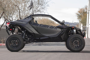 Can-Am Maverick R Geiser 2 seat roll cage installed side view