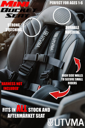 UTV Mini Bucket Seat for Kids | Fits Any UTV - Dunes 2 Dezert SXS