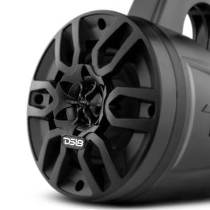 DS18 MP4 4" Wakeboard Tower Speaker Package w/ Amp - Dunes 2 Dezert SXS