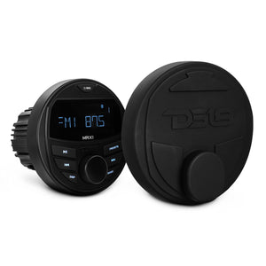 Marine and Powersports Headunit 2.75" LCD screen , 1 Zone, 4 volts Output, BT, RDS 4 X 40 Watts - Dunes 2 Dezert SXS