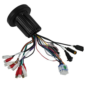 Marine and Powersports Headunit 3" Color TFT screen , 2 Zones, 4 volts Output, BT, RDS 4 X 50 Watts - Dunes 2 Dezert SXS